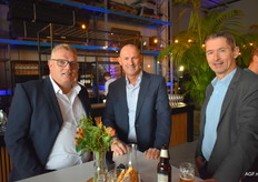 Benny Miggels van Chiquita, Olaf van Doorn van De Laat Koudetechniek en Joop in't Veld van Chiquita.