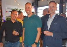 Mart Buijse van Buijse staalbouw, Frank van Slobbe en Jan Willem van Gils  van Van der Heiden Systems