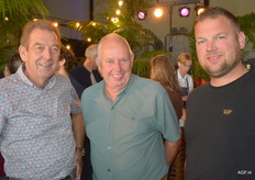 Ton Frensch, Willem van der Does (BG Door) en Marcel Frenchs van Dorssen & French tuinbouwprojecten.
