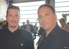 Machiel van Wijk van Van der Heiden Systems en Mart Buijse van Buijse staalbouw.