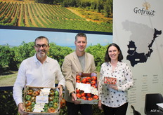 Antoine Ortolan, André van Herk en Camille Le Borgnet van GoFruit. Een Spaans bedrijf met producten zoals citrus, steenfruit, meloenen, tomaten uit eigen teelt. De producten worden niet alleen in Spanje geteeld maar ook in Zuid-Afrika, Zuid-Amerika en Egypte. Dit zorgt voor een verspreiding van de risico's in groeiomstandigheden door klimaatveranderingen.