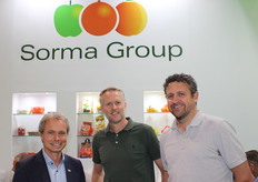 Evert Jan Wassink van Sorma Group met Marnix van der Caaij en Erik van Geest van Quality Pack.