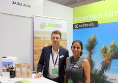 Erik Akerboom en Pamela Nunez van Jadis Agri biostimulanten.