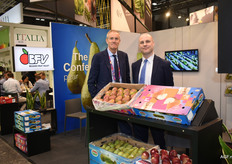 Marc Evrard en Thomas Simillion van de Belgian Fruit Valley, waar een mooi perenjaar wordt verwacht