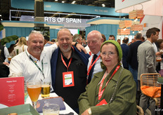 Mike Parr (PML UK), Alain Tulpin (Tulpin Group), Bob Easy (Tulpin Group UK) en Nathalie Vanacker (Tulpin Group)