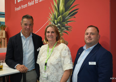Wouter de Koning (Fresh Connection), Catherine Blockx (Greenyard) en Henk van Kempen (Fresh Connection)