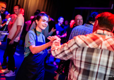 Toast op de 100 jarige.