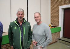 Rinie Verbeek van Fruitmasters en Wim van Esseveldt van KCB