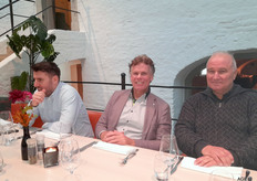 Boy Martens (Staay), Frank Boeijen (Van Kempen Koudetechniek) en Leo Smets (Europol Systems, de broer van Piet Smets van PS Aero)