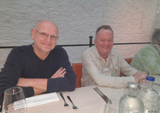 John Hansen (Hansen Logistiek) met Gijs Coenders (Hagens Verpakkingen)