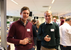 James Miles uit het verenigd Koninkrijk en Christophe Dekerle van SARL Acquette in Frankrijk