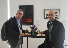 Luiz Silveira Rangel (CEAGESP) en Juan Carlos Perez Sanchez (Mexicaanse groothandelsmarkt Central de Abasto CDMX)