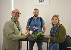 Christian Berthe (Groothandelsmarkt Lyon-Corbas), Halali Amine (Logisticity-Actiris) en Christel Cassata