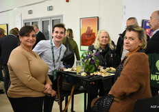 Audrey Canestrier (Min d'Azur), Mayeul Coquard-Frasson, Beatrice Lery en Frederique Wagon (Federatie Franse groothandelsmarkten)