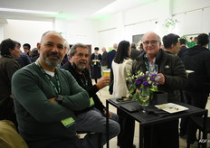 Carlos Siegle de Souza (Abracen), Raul Giboudot (WUWM) en Gonzalo Bravo (Comunidad Feria lo Valledor)