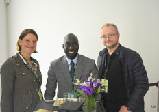 Anouk Sijmonsma (IFPA), Mame Ndioug Osem Diallo (Semig SA Senegal) en Didier Lepoutre (BelOrta)