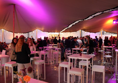 In de rij voor de lunch