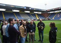 "Zo'n grasmat heb jij achter je huis niet, he?", zo klonk het. Het veld lag er zeker mooi bij