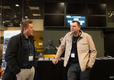 Jeffrey Jansen van P & M Jansen Transport en Izak Heijboer van AGF.nl