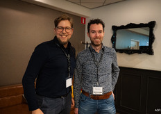 Jannes Goedbloed van AGF Primeur en Thijmen Tiersma van GroentenNieuws.nl