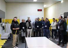 Uitleg in de gastenkleedruimte