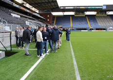 Op het veld, langs de lijn
