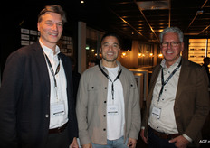 Tim van der Knaap van GroentenFruit Huis, Joeri Buwalda van Argos Packaging en Arno Eussen van Profitable Services