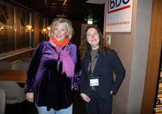 Lizette Baijens van Koninklijke NNZ en Andrea van den Hoven van Fresh Publishers