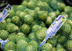 Grote spruiten in plasticvrije netjes voor de Duitse markt