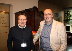 Gert-Jan Bosman (Brandfocus) en Laurens Sloot (EFMI), vrienden vanaf de kleuterschool