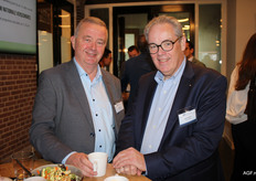 Rini Emonds van Circana met Jeroen Schouten van Van Tol Retail