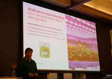 Ard van de Kreeke vertelde over de vertical farm van Growy