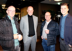 Boudewijn Jansen van  Arjazon, Jaap Wiskerke van Wiskerke Onions, Jan Boone van BoWa en Lennard Ras van TOP