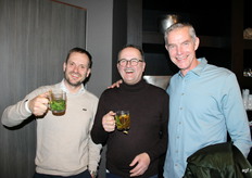 Rien Murre van Top The Onion Group, Lijn Moerdijk van MSP Onions en Wim Waterman van Waterman Onions