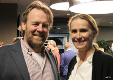 Linda Schokker en Carl van de Wiel van Agro Centre Holland.
