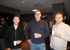 Jelle Kesselaar en Jos Louisse van TOP The Onion Group en Jaap Nieuwenhuijse van Jonika B.V.