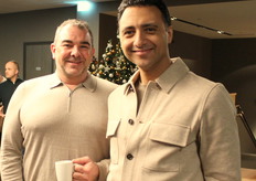 Marcel Nieuwenhuijse van M.B.Nieuwenhuijse b.v. en Andrea Candiano van Van Der Lans 