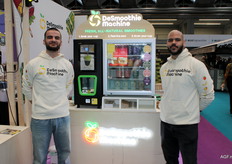 Marko Kola en Raafat Ibrahim van De Smoothie Machine. Ze staan voor het tweede jaar als startup op de Horecava.