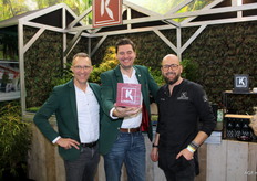 De mannen van Koppert Cress. Koppert wil graag de chef helpen om hun product te gebruiken in de keuken.