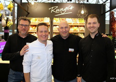 Mark de Kroon, Niels van den Berg, Arjan Grip en Bas de Vries van Rungis.