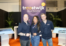 Jasper Akkerman, Charisma Berner en Arjan Boeve van Troostwijk Auctions.