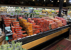 De tomaten in close up