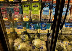 Onder in ook de mogelijkheid om voor ongesneden kroppen sla te kiezen