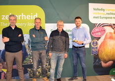 Aad van Dijk, Ton de Weerdt, Co van Wiggen en Stefan Hendrikx van The Greenery. Zij promoten naar eigen zeggen "De lekkerste peer van Nederland: De Sweet Sensation!"