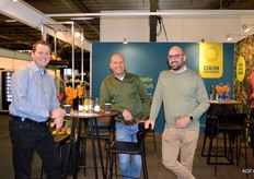 Roy Van Holstein en Marco de Jong van Oxin Growers en Anne Waalwijk van Wesemael.