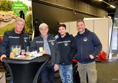 Eric Hekman, Hans de Jong, Mateo van Oosterbosch en Ravin Verdonk van De-Lo