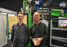 Johan Muis van Salco met z'n opvolger Menno van de Water, Johan gaat ergens dit jaar stoppen bij Salco