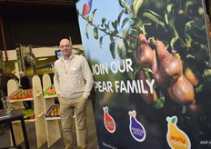 Joop Vernooij van Staay Foodgroup had een mooie nieuwe foto op de wand van een rode conference peer