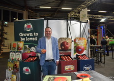 Stephan Geerlings van Fresh Forward met eindelijk een goeie appelvergelijking, hij liet deze 3 mooie rassen proeven aan de bezoekers