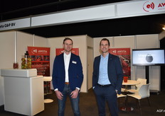 Machinefabrikant Aweta met Levi Trouwborst en Filipe Oliveira da Silva (nieuwe CEO sind 3 maanden)